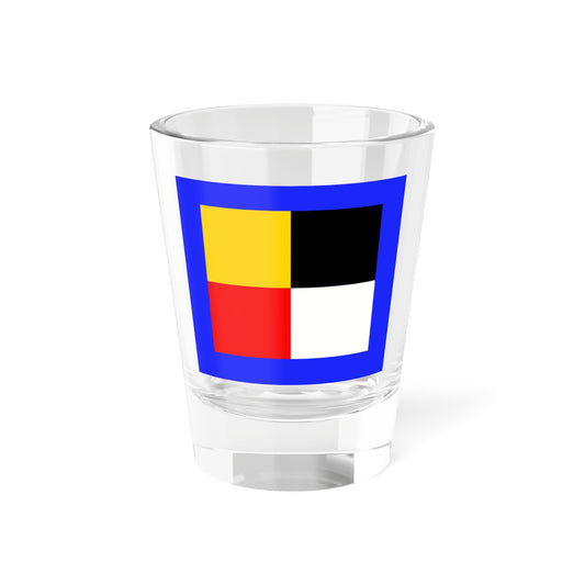 Atarashiki-mura flag (Japan) Shot Glass 1.5oz