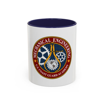 USCG Acad Mech Engineering (U.S. Coast Guard) Accent Coffee Mug