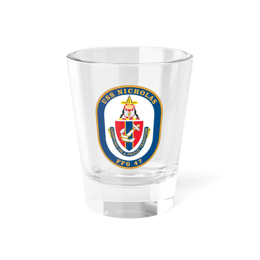 USS Nicholas FFG 47 (U.S. Navy) Shot Glass 1.5oz