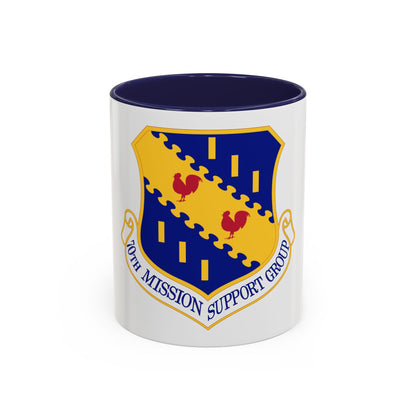70th Mission Support Group (U.S. Air Force) Accent Coffee Mug