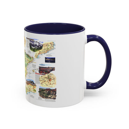 Spain and Portugal - A Traveller's Map (1998) (Map) Accent Coffee Mug