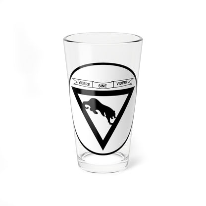 Emblem for the 2-III-JDR (Denmark) (Coat of Arms) Pint Glass 16oz