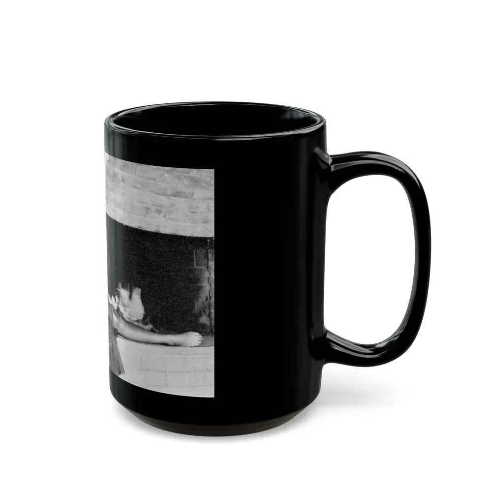 Dawn Richard #18 - See through top (Vintage Female Icon) Black Coffee Mug-Go Mug Yourself