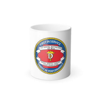 1st Dental Btn Naval Dental Cnt Camp Pendleton (U.S. Navy) Color Changing Mug 11oz