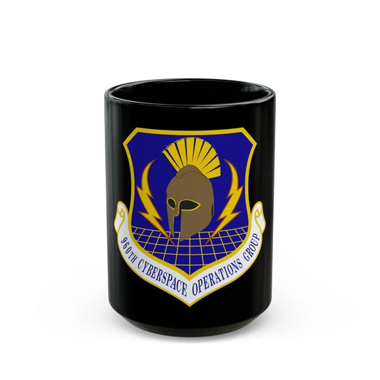 960th Cyberspace Operations Group (U.S. Air Force) Black Coffee Mug-15oz-Go Mug Yourself