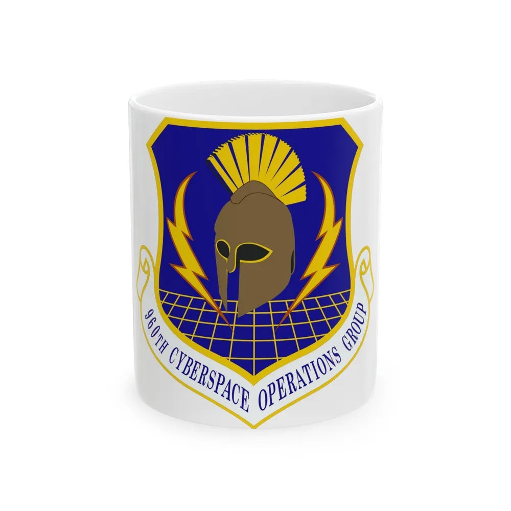 960th Cyberspace Operations Group (U.S. Air Force) White Coffee Mug-11oz-Go Mug Yourself