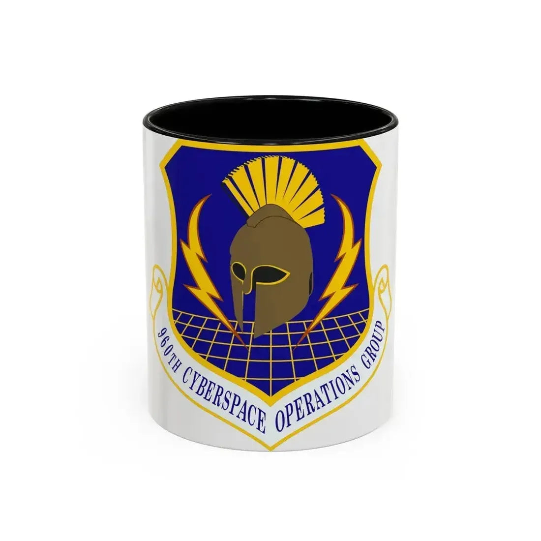 960th Cyberspace Operations Group (U.S. Air Force) Accent Coffee Mug 11oz Black - Go Mug Yourself