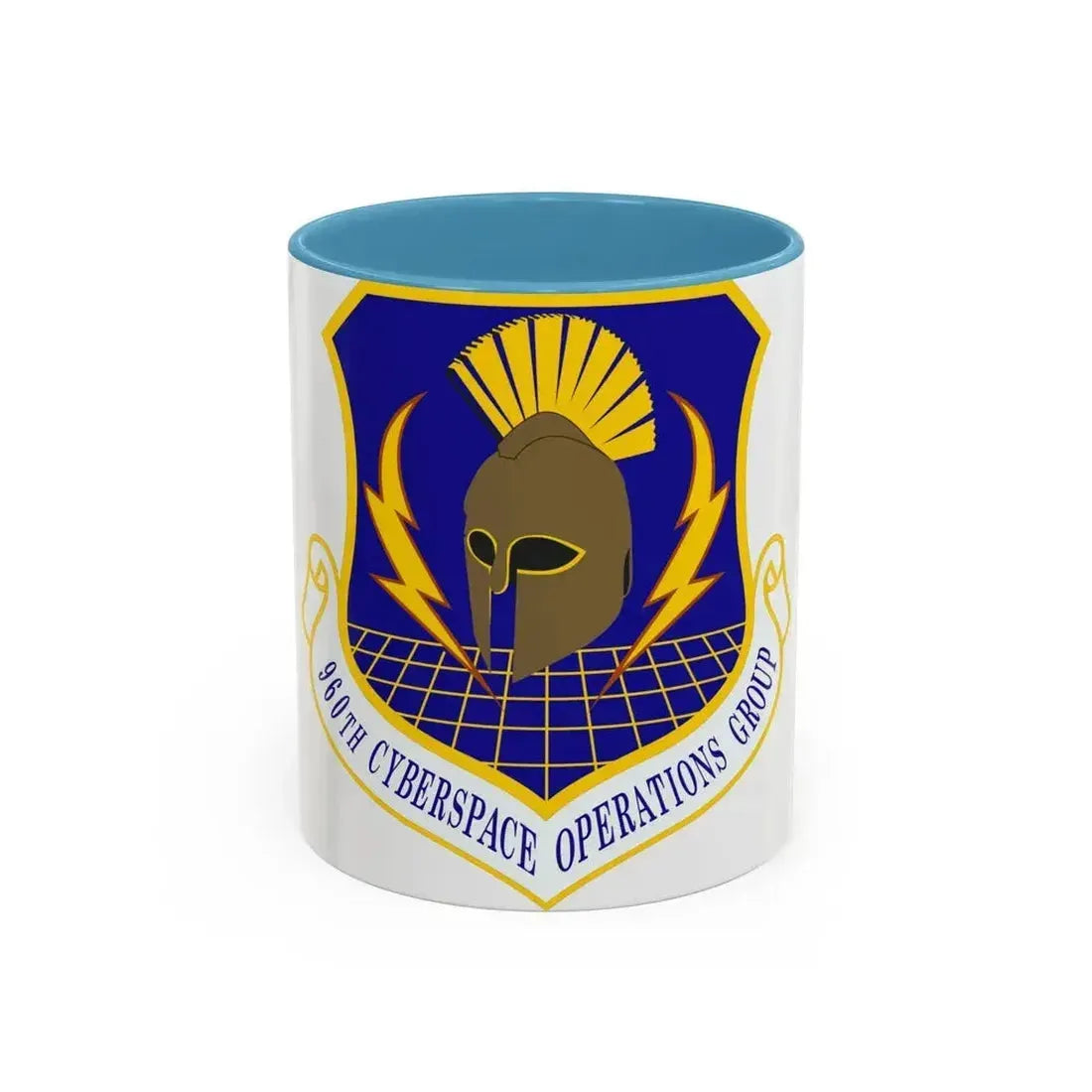960th Cyberspace Operations Group (U.S. Air Force) Accent Coffee Mug 11oz Light Blue - Go Mug Yourself