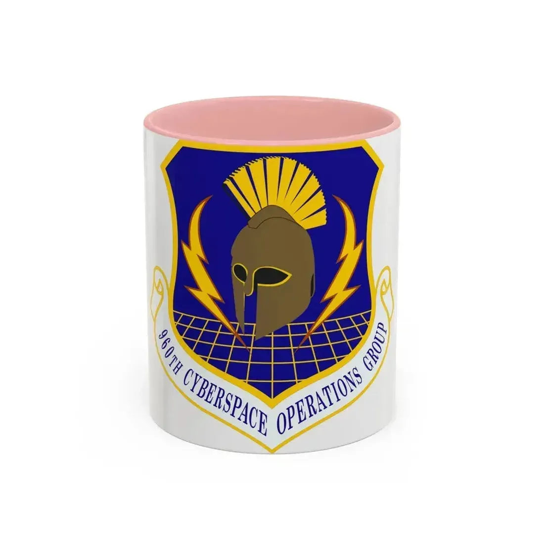 960th Cyberspace Operations Group (U.S. Air Force) Accent Coffee Mug 11oz Pink - Go Mug Yourself