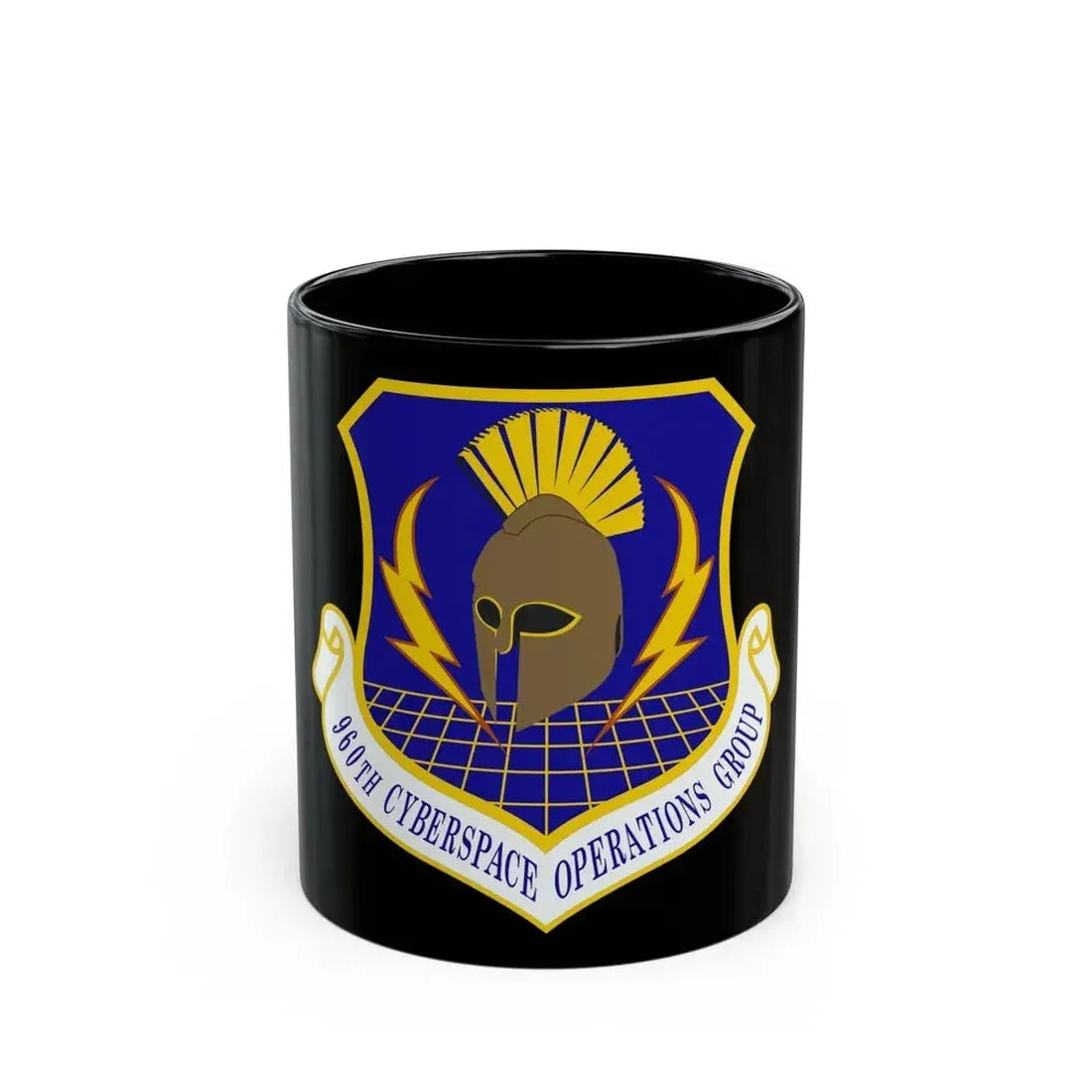 960th Cyberspace Operations Group (U.S. Air Force) Black Coffee Mug 11oz - Go Mug Yourself