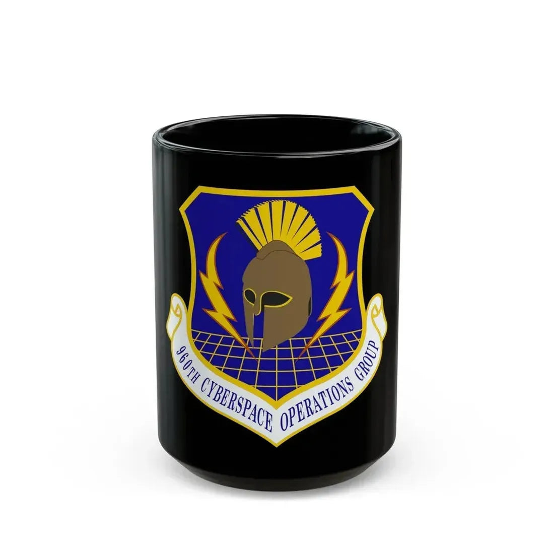 960th Cyberspace Operations Group (U.S. Air Force) Black Coffee Mug 15oz - Go Mug Yourself