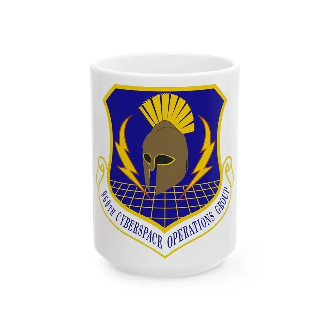 960th Cyberspace Operations Group (U.S. Air Force) White Coffee Mug 15oz - Go Mug Yourself
