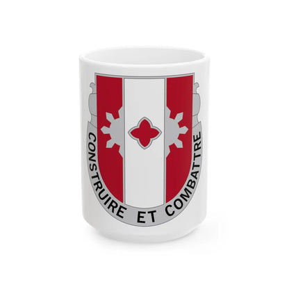 961 Engineer Battalion (U.S. Army) White Coffee Mug-15oz-Go Mug Yourself