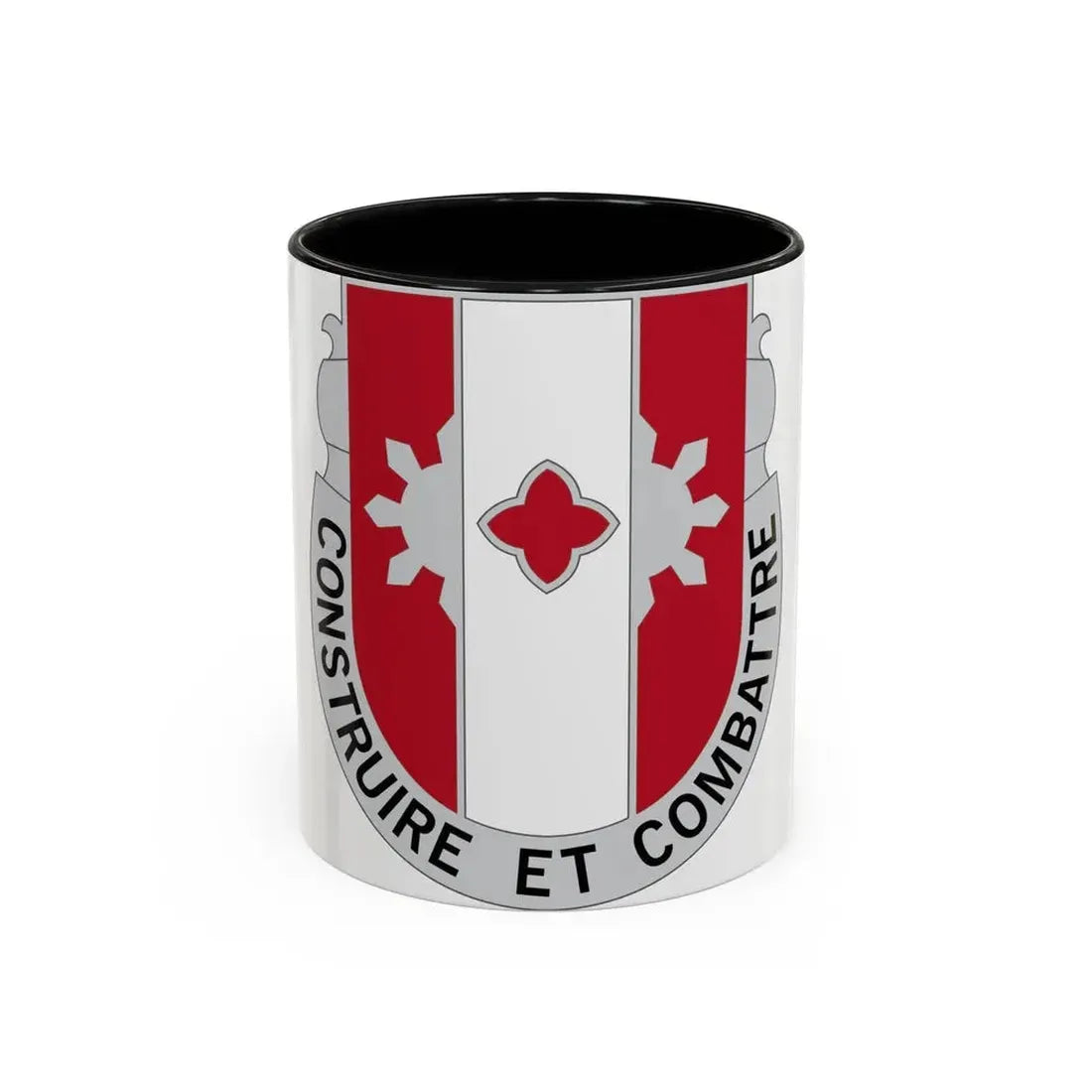 961 Engineer Battalion (U.S. Army) Accent Coffee Mug 11oz Black - Go Mug Yourself
