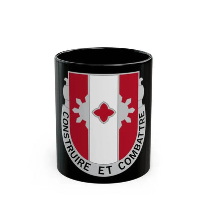 961 Engineer Battalion (U.S. Army) Black Coffee Mug 11oz - Go Mug Yourself