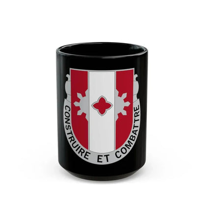 961 Engineer Battalion (U.S. Army) Black Coffee Mug 15oz - Go Mug Yourself