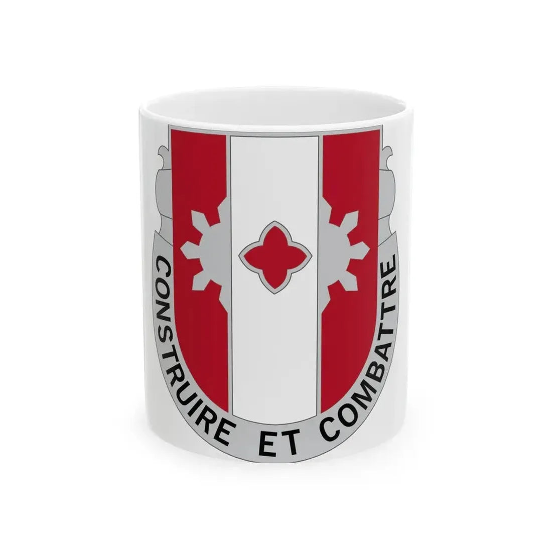 961 Engineer Battalion (U.S. Army) White Coffee Mug 11oz - Go Mug Yourself