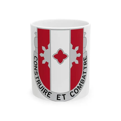 961 Engineer Battalion (U.S. Army) White Coffee Mug 11oz - Go Mug Yourself