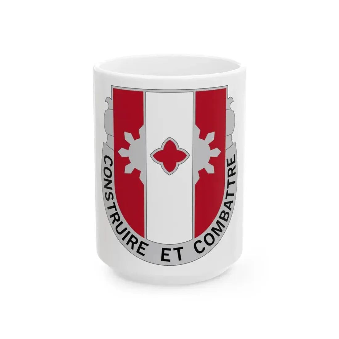 961 Engineer Battalion (U.S. Army) White Coffee Mug 15oz - Go Mug Yourself