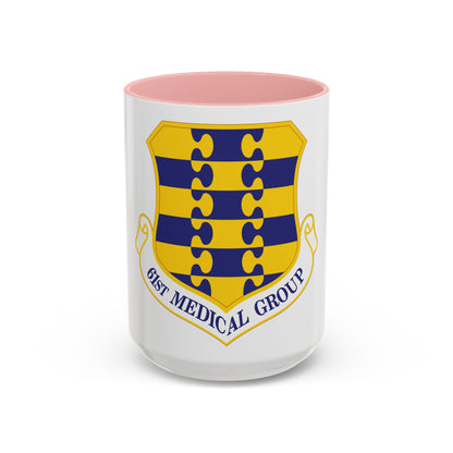 61st Medical Group (U.S. Air Force) Accent Coffee Mug