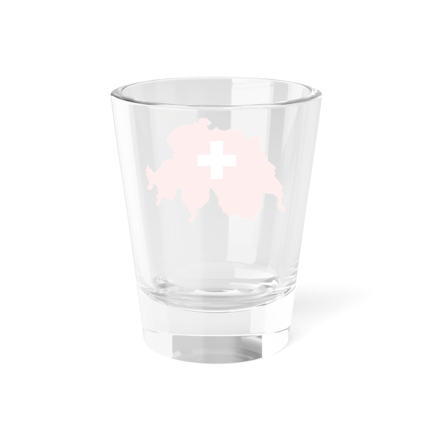 CARTE DRAPEAU SUISSE (Switzerland) Shot Glass 1.5oz