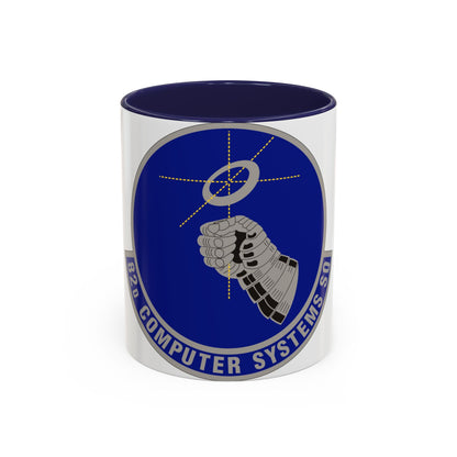 82d Computer Systems Squadron (U.S. Air Force) Accent Coffee Mug