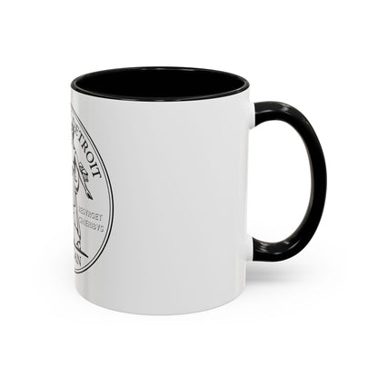 Seal of Detroit - Accent Coffee Mug