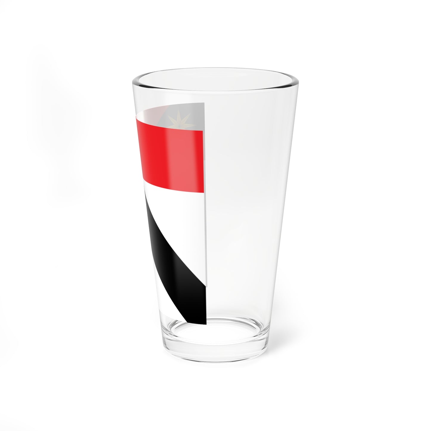 Flag of Guillaume de Challant (France) Pint Glass 16oz