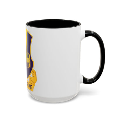 63 Antiaircraft Artillery Battalion (U.S. Army) Accent Coffee Mug