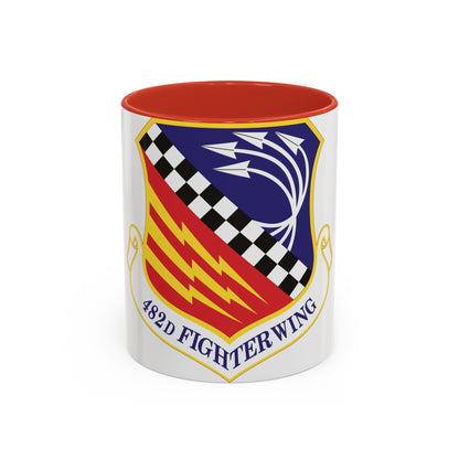 482d Fighter Wing (U.S. Air Force) Accent Coffee Mug