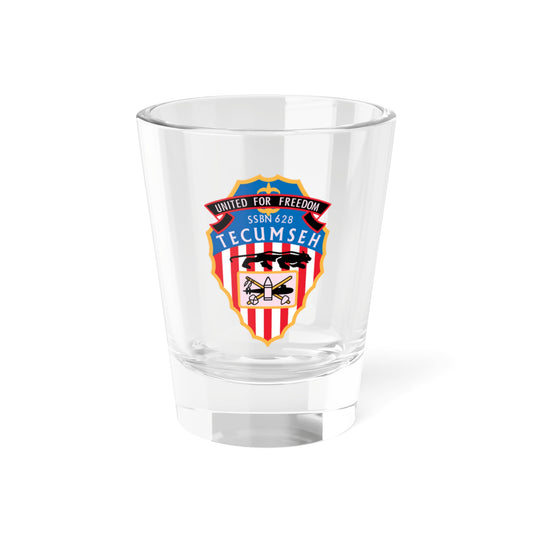 United For Freedom SSBN 262 Tecumseh (U.S. Navy) Shot Glass 1.5oz