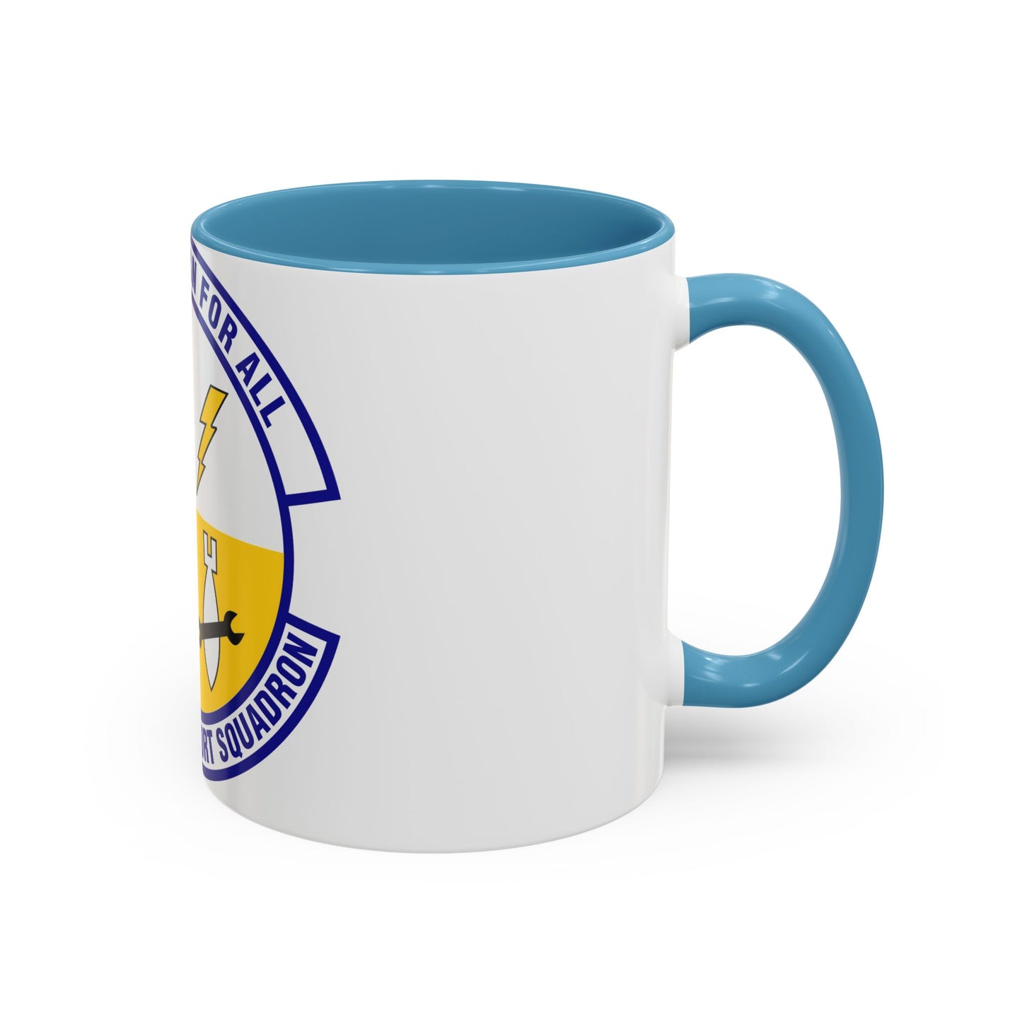 633d Force Support Squadron (U.S. Air Force) Accent Coffee Mug