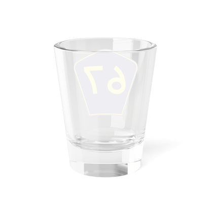 PR secondary 67 (Puerto Rico) (Road Sign) Shot Glass 1.5oz