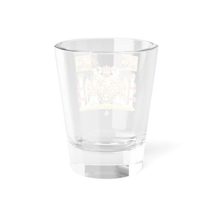 Full Ornamented Royal Coat of Arms of Spain 1931 (Spain) (Coat of Arms) Shot Glass 1.5oz