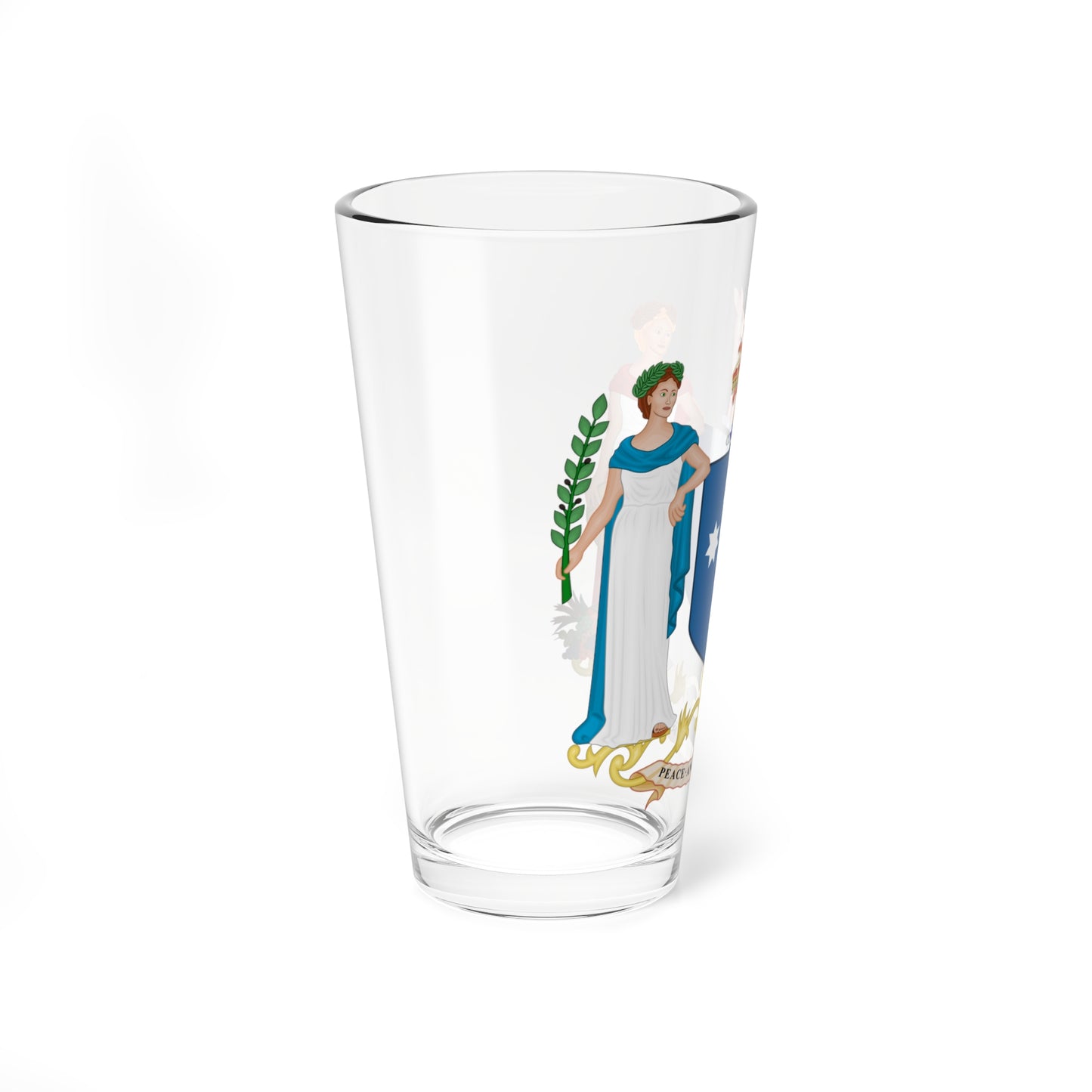 Coat of Arms of Victoria 1910-1974 (Australia) (Coat of Arms) Pint Glass 16oz