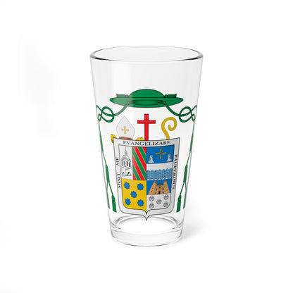 Escudo de Atilano Rodríguez Martínez (Spain) (Coat of Arms) Pint Glass 16oz