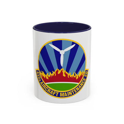 432d Aircraft Maintenance Squadron (U.S. Air Force) Accent Coffee Mug