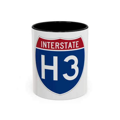 Interstate H3 (U.S. Highways) Accent Coffee Mug