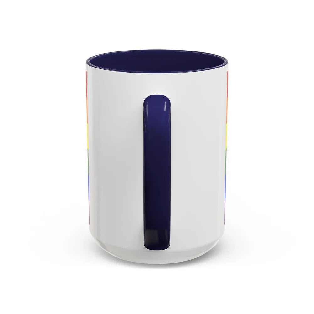 Gay Pride Pride Flag - Accent Coffee Mug-Go Mug Yourself