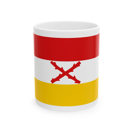 Civil ensign of the Spanish Netherlands (Belgium) White Coffee Mug