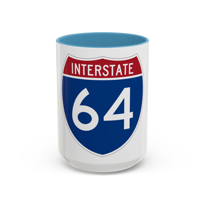 Interstate 64 (U.S. Highways) Accent Coffee Mug