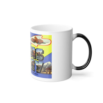 A message from San Luis Valley Colorado (Greeting Postcards) Color Changing Mug 11oz