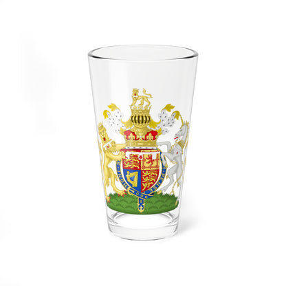 Coat of Arms of William Duke of Cambridge (United Kingdom) (Coat of Arms) Pint Glass 16oz