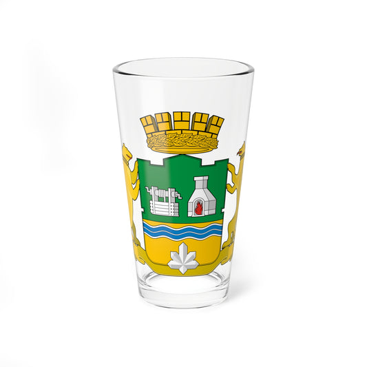 Coat of Arms of Yekaterinburg Sverdlovsk oblast (Russia) (Coat of Arms) Pint Glass 16oz