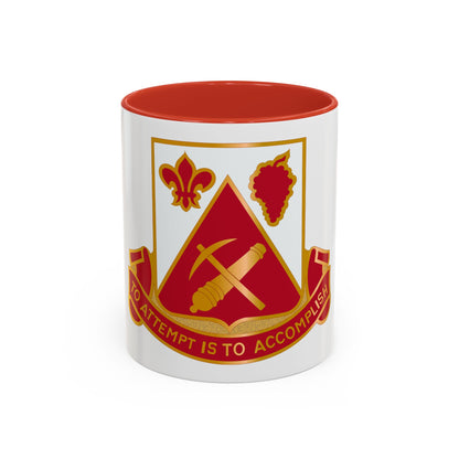 231 Engineer Combat Battalion (U.S. Army) Accent Coffee Mug