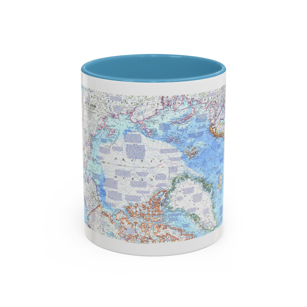 Arctic Ocean (1971) (Map) Accent Coffee Mug