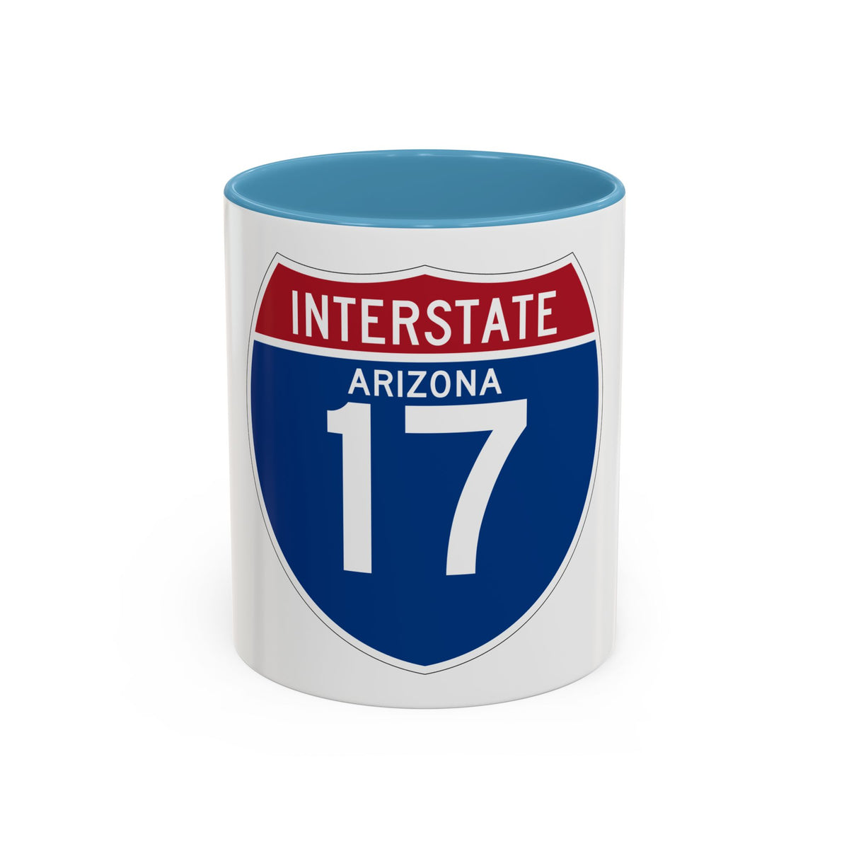 Interstate 17 (U.S. Highways) Accent Coffee Mug