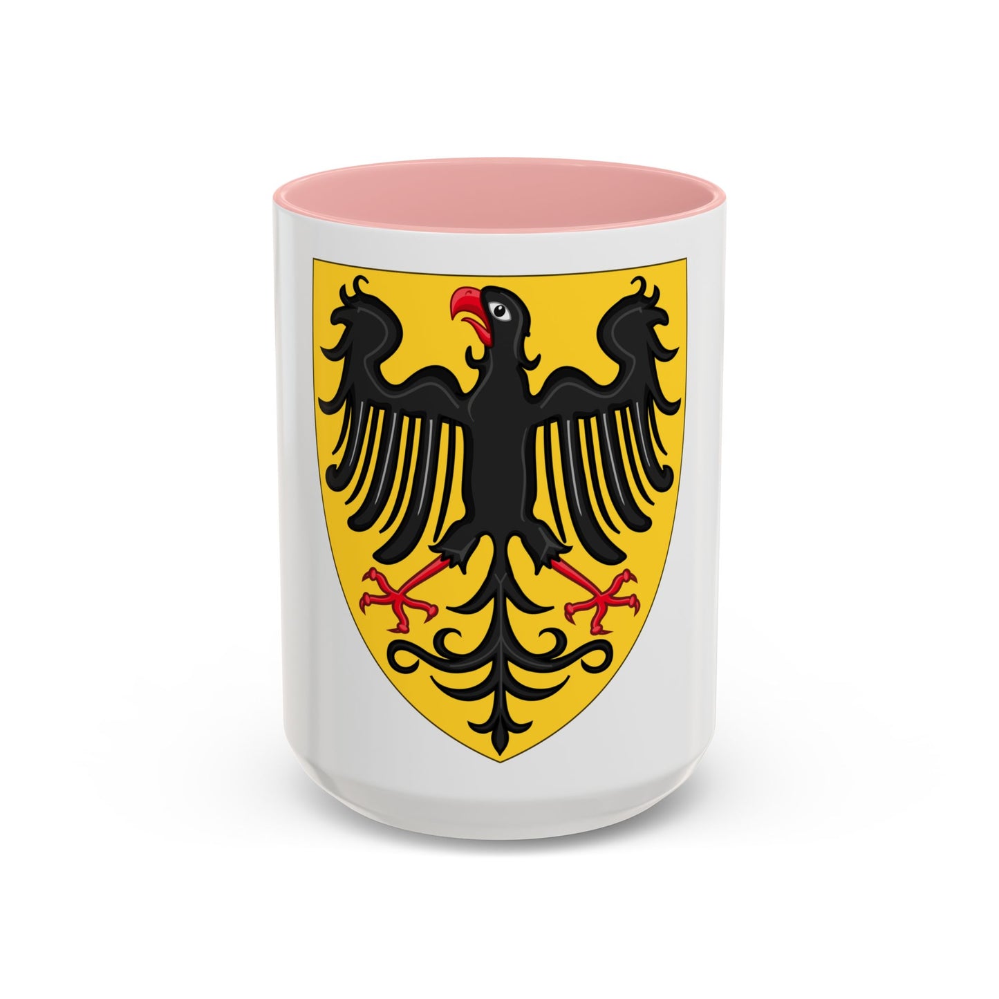 Shield and Coat of Arms of the Holy Roman Emperor (c.1300-c.1400) - Accent Coffee Mug