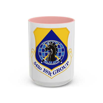 543 Intelligence Surveillance and Reconnaissance Group AFISRA (U.S. Air Force) Accent Coffee Mug