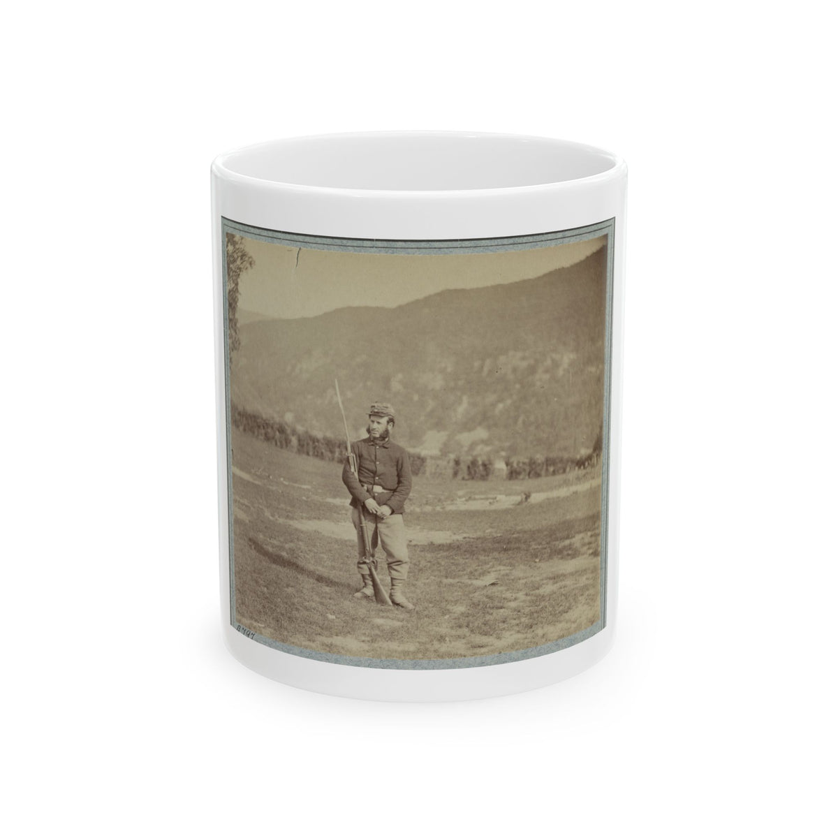 22d New York State Militia Near Harpers Ferry, Va., 1861 I.E.1862 002 (U.S. Civil War) White Coffee Mug